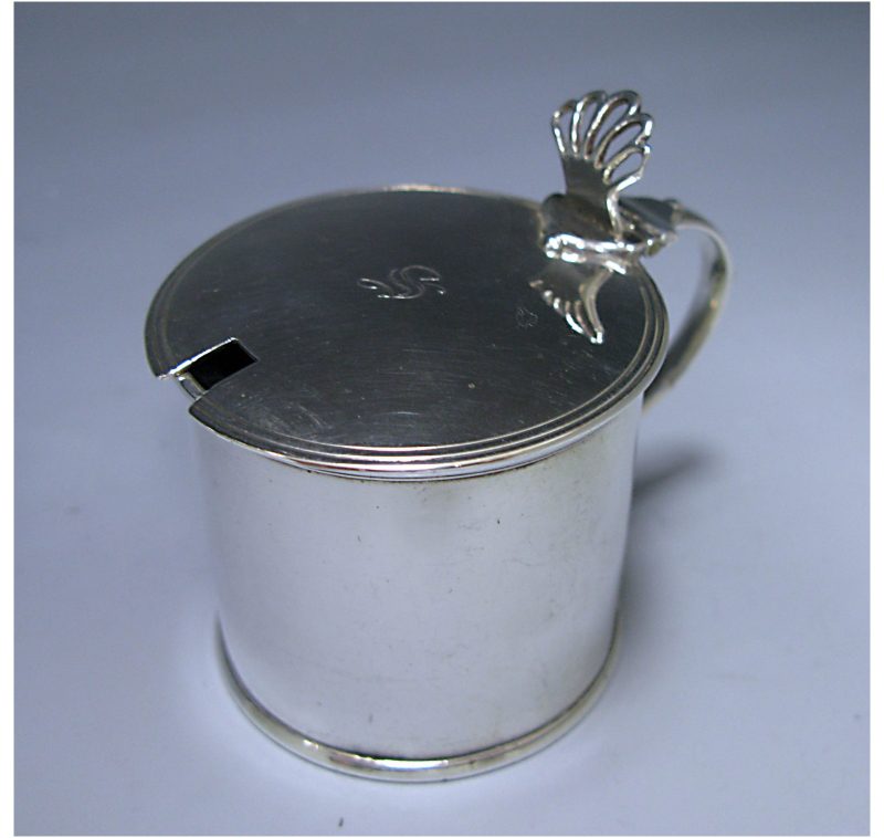 Antique Silver George III Mustard Pot made in 1780