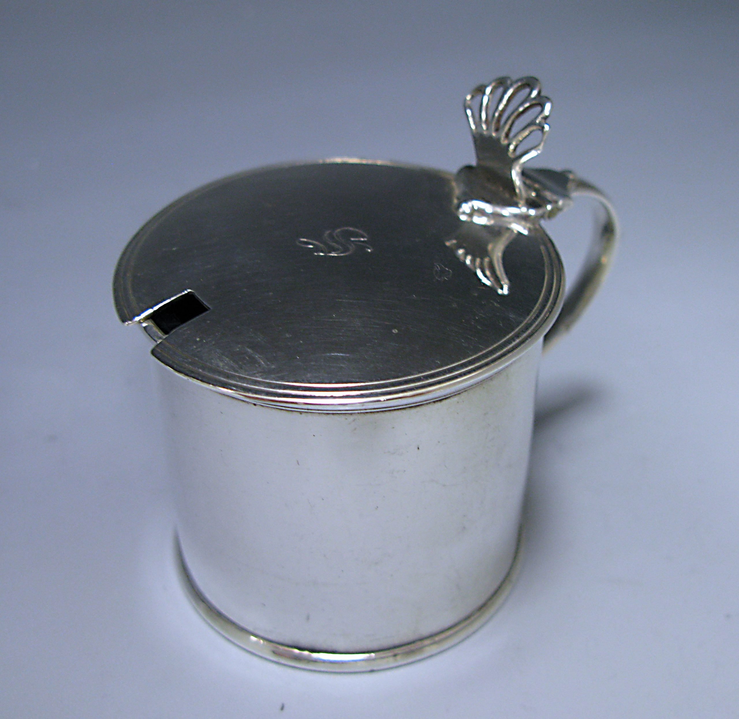 Antique Silver George III Mustard Pot 1