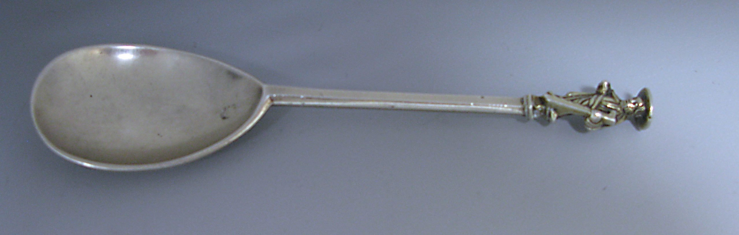 An Elizabeth I Antique Sterling Silver Apostle Spoon, St