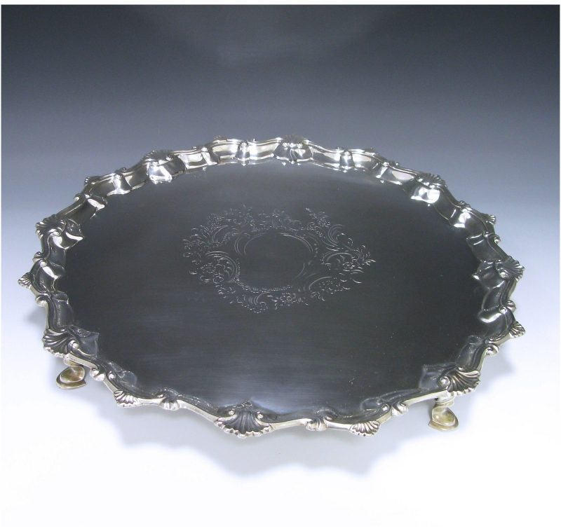 Antique Silver George III Salver made in 1768