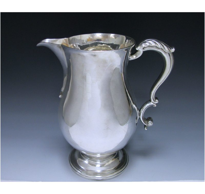 Antique George III Sterling Silver Beer/Water Jug