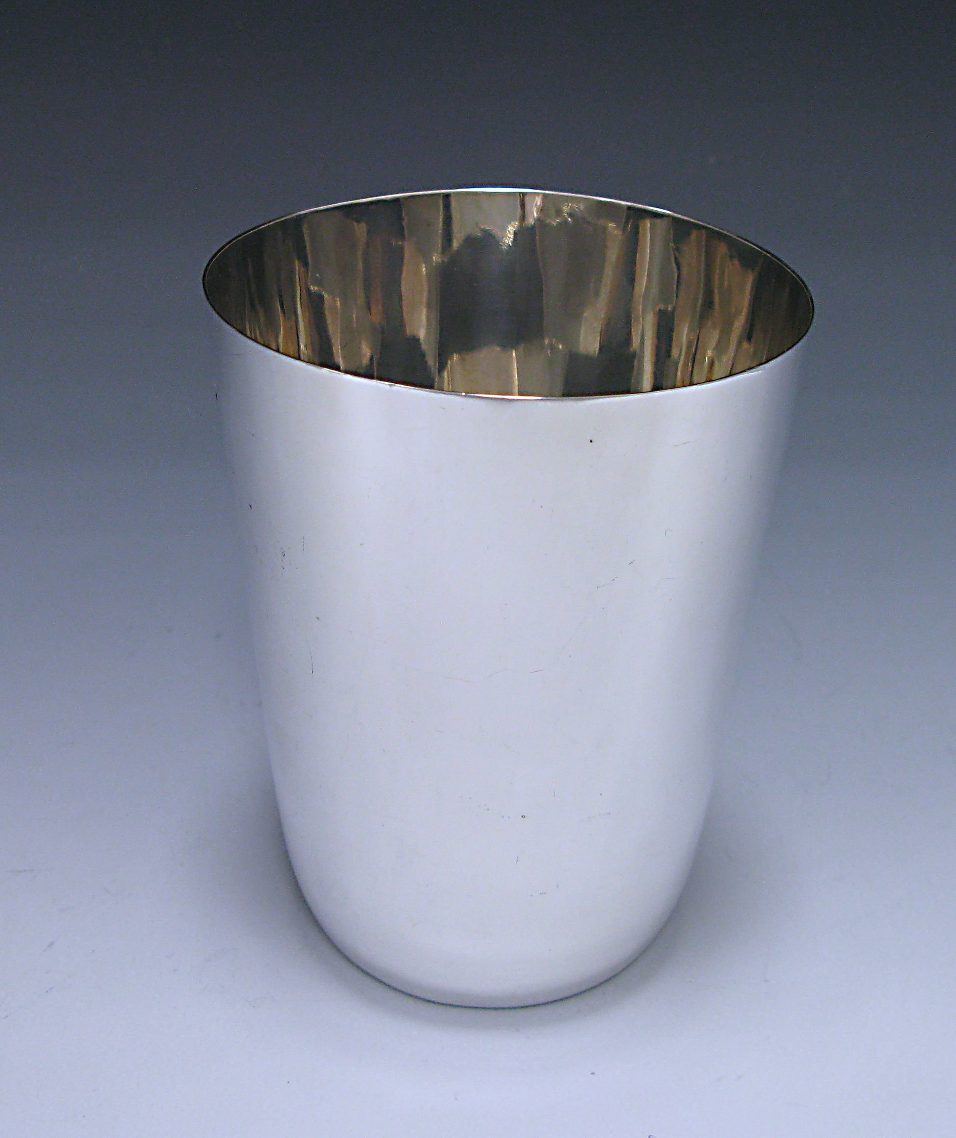 Antique Edwardian Sterling Silver Beaker 1