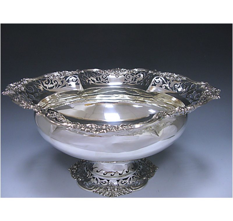 Antique Silver Edwardian Bowl made in 1903