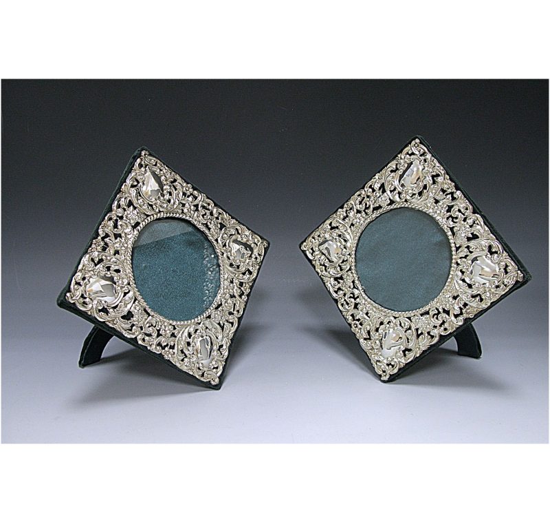 Pair of Sterling Silver Photo Frames