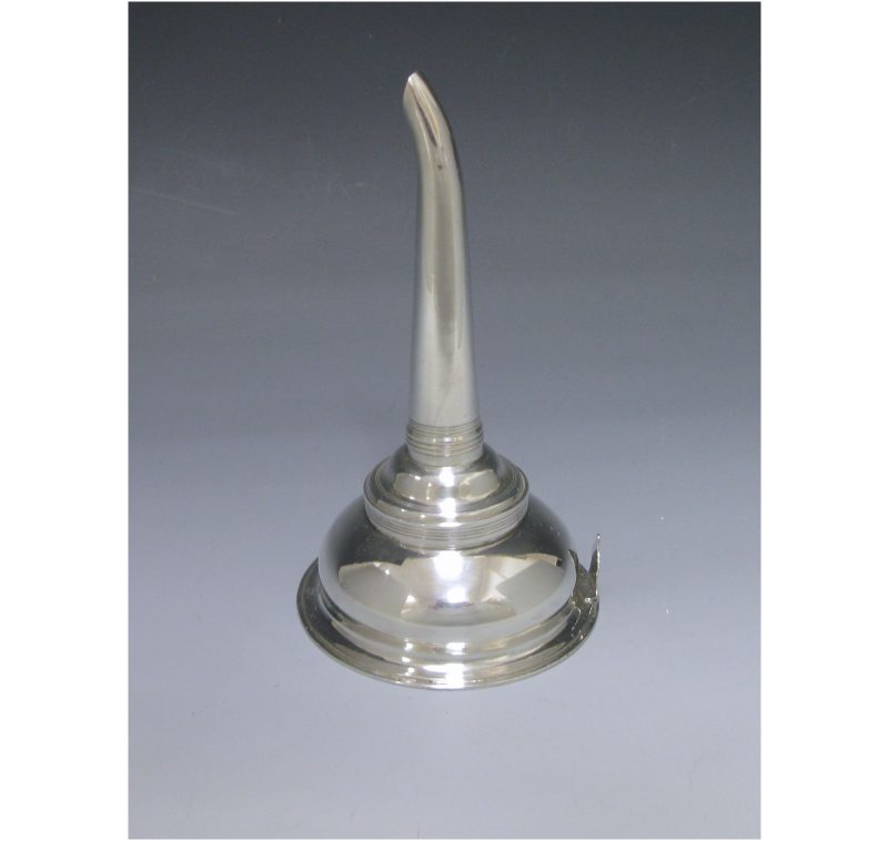 Antique Silver Wine Funnel