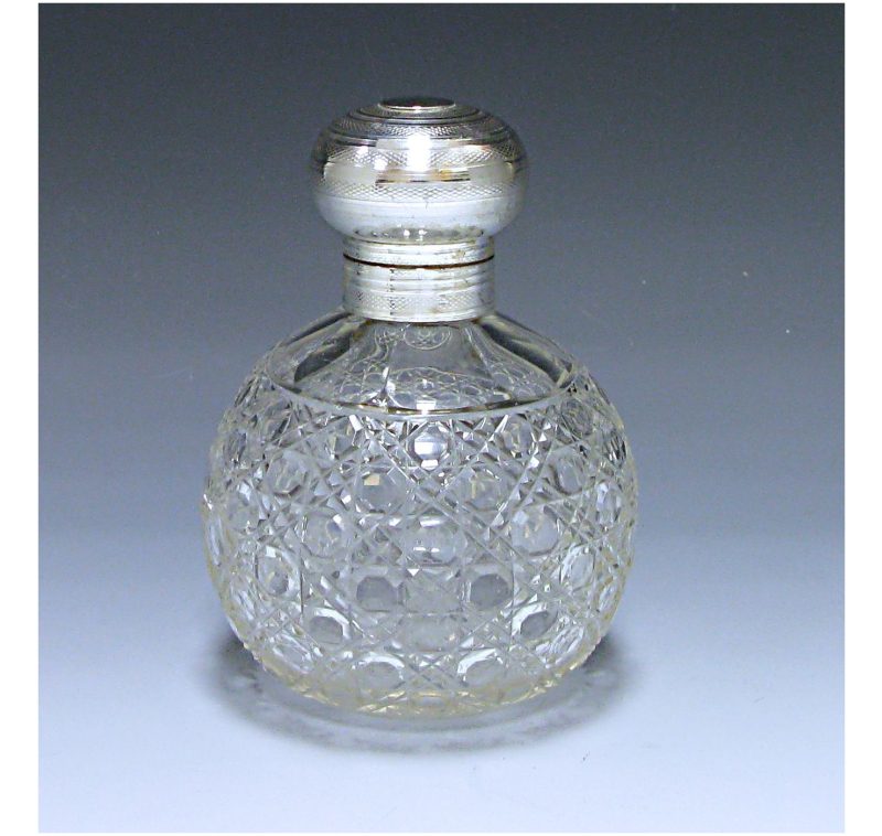 Antique Silver Perfume Bottle made in 1911