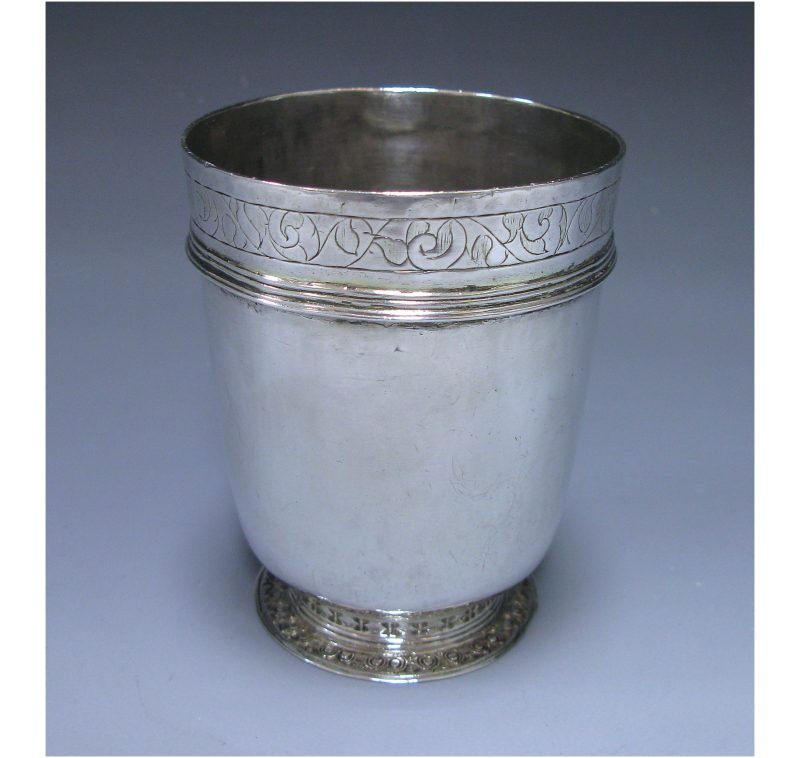 Antique Silver Elizabeth I Beaker made in 1589