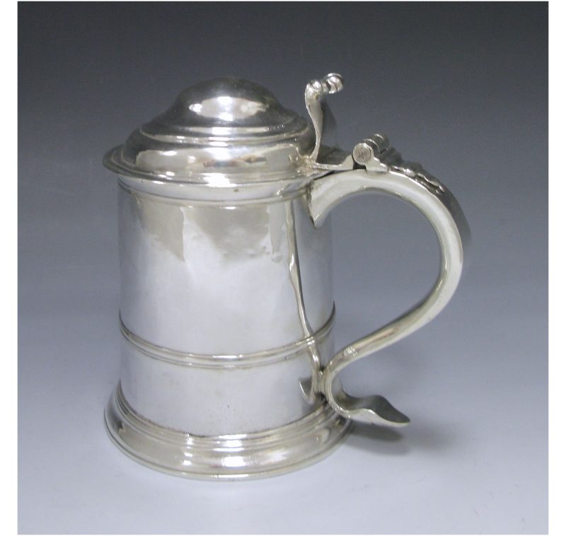 Antique Silver George I Tankard made in 1718