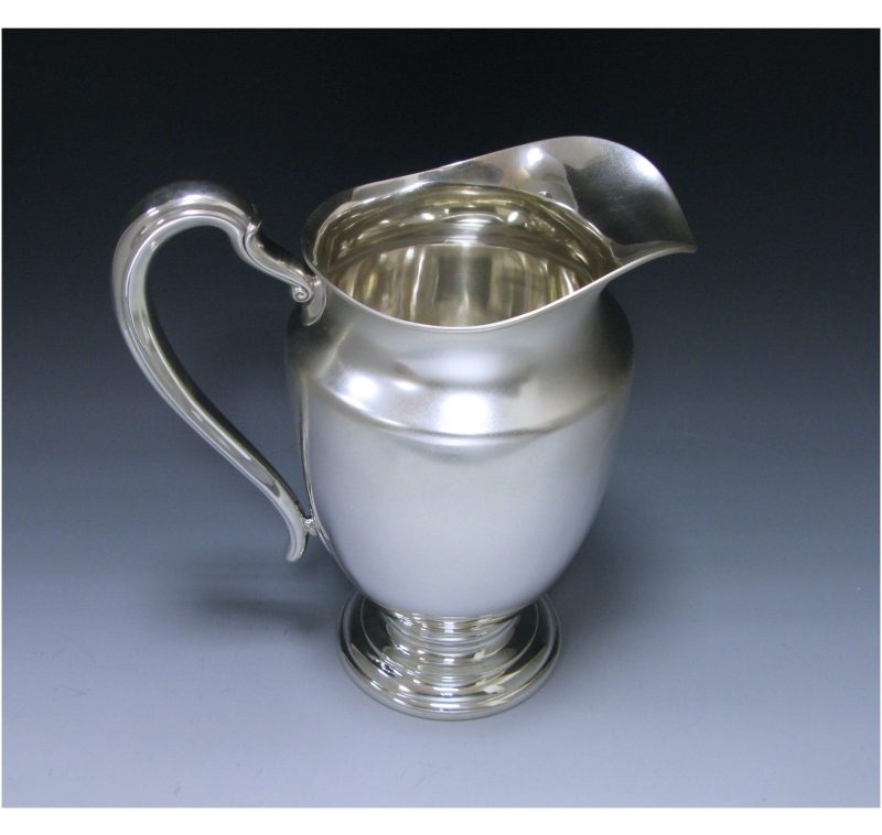 A  Sterling Silver Water Jug