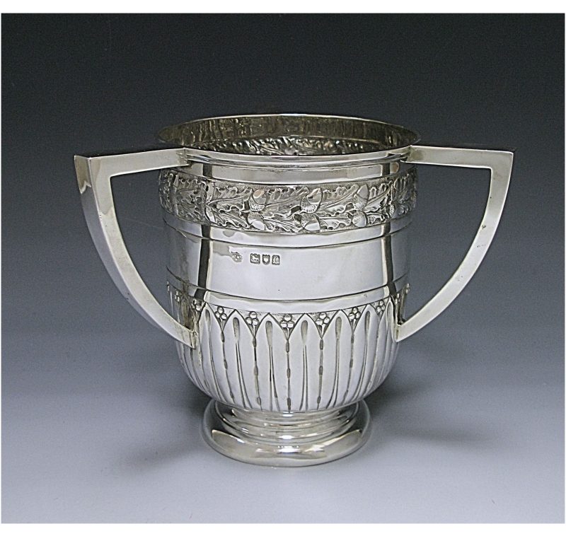 Antique Silver Victorian Loving Cup made in 1898