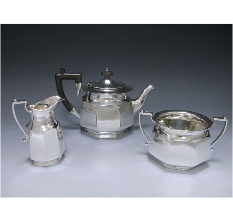 A Three Piece Bachelor Tea Set