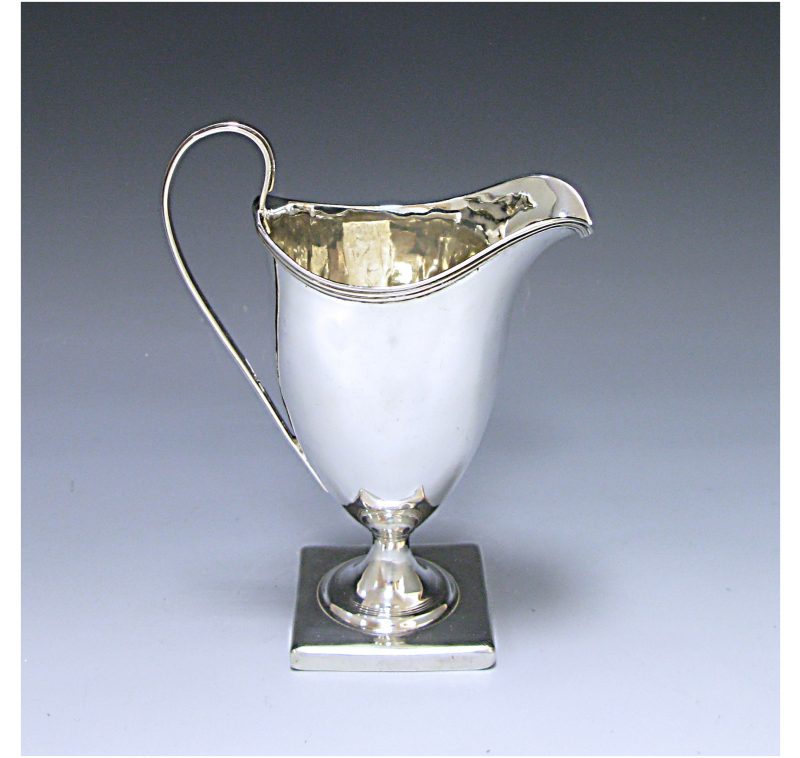 Antique Silver George III Sterling Silver Cream Jug