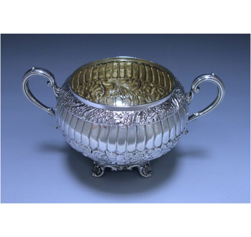 Victorian Antique Sterling Silver Two- handled Bowl