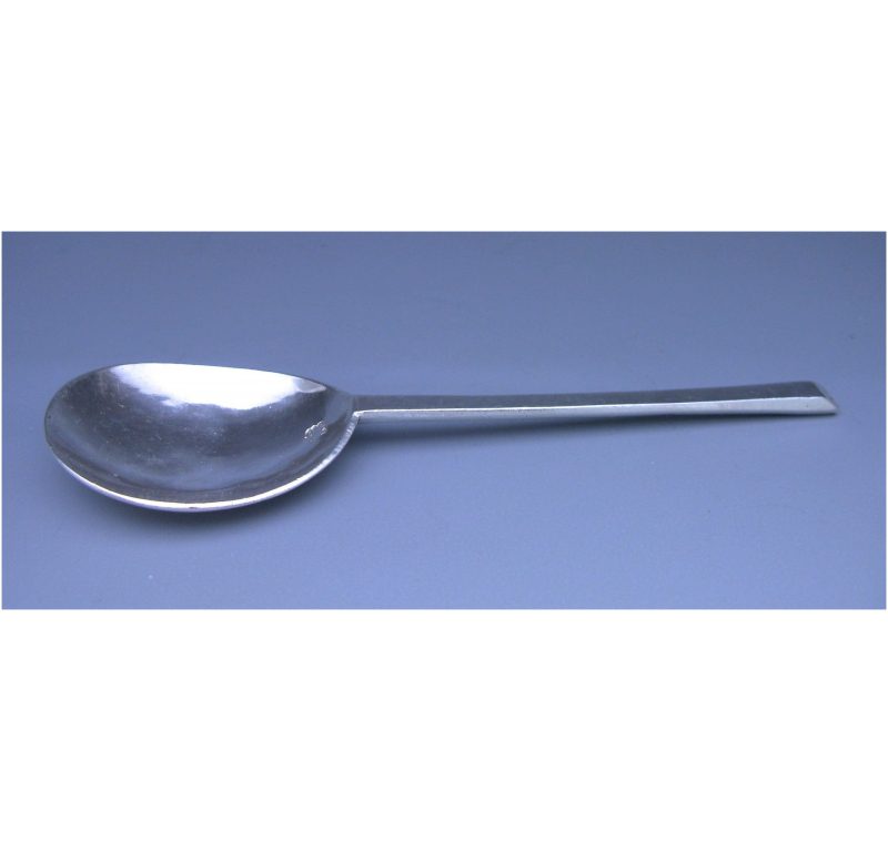 Antique Commonwealth Silver Slip-Top Spoon made in 1656