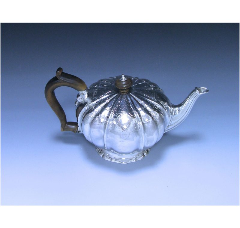 Antique Silver George IV Teapot made in 1827