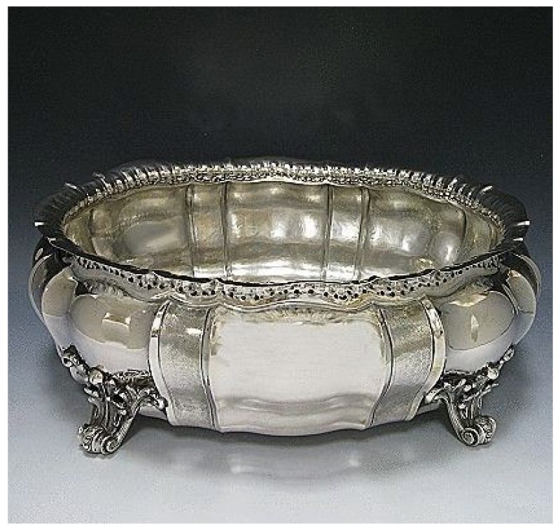 Italian Silver Jardiniere made in 1890-1910