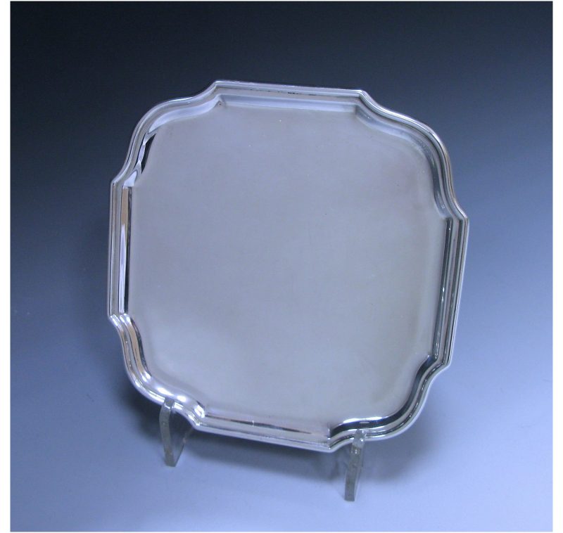 Edwardian Antique Sterling Silver Salver