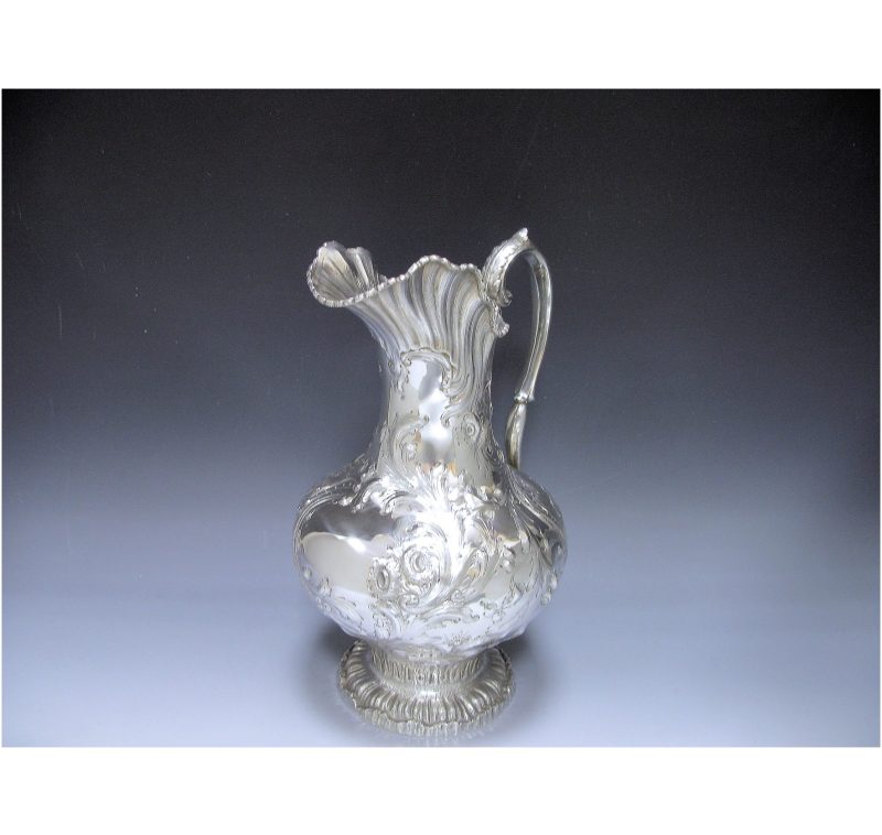 Antique Silver American Water Jug/Ewer made in 1845