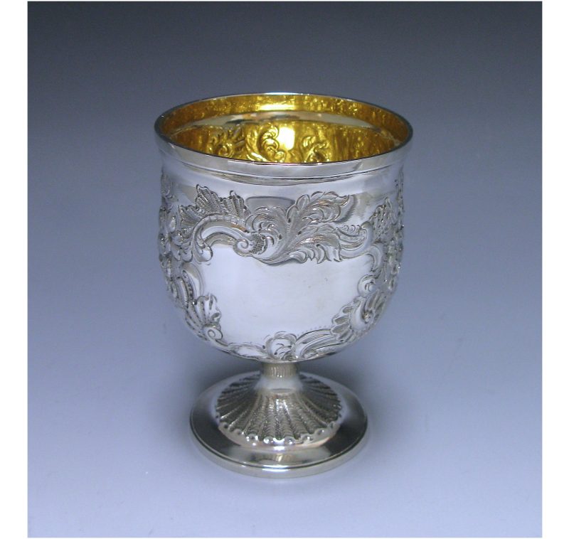 Antique Sterling Silver George III Goblet made in 1810