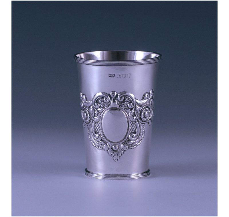 Antique Silver Victorian Beaker made in 1896