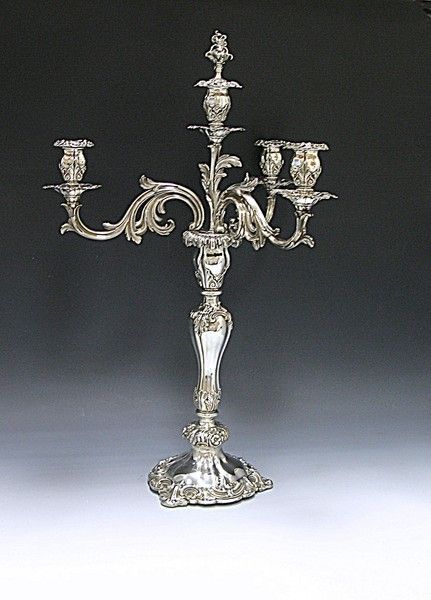 Silver Plated Candelabrum 1