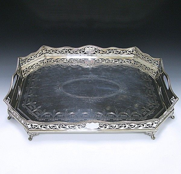 Sterling Silver Gallery Tray  1