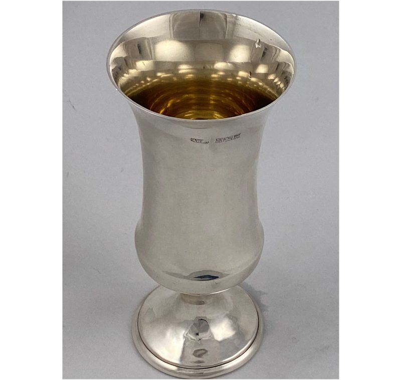 Sterling Silver Kiddush/Sherry Cup made in 1971