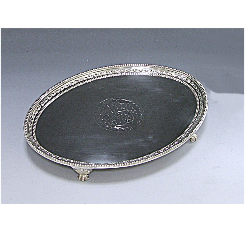 Antique Silver George III Salver made in 1784