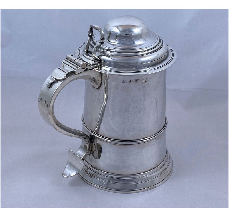 Antique Silver George III Tankard made in 1766