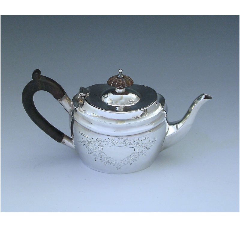 Antique Silver Victorian Teapot made in 1901