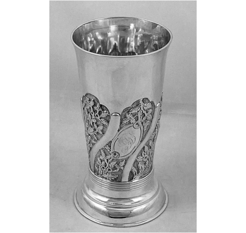 Antique Silver Victorian Vase made in 1890