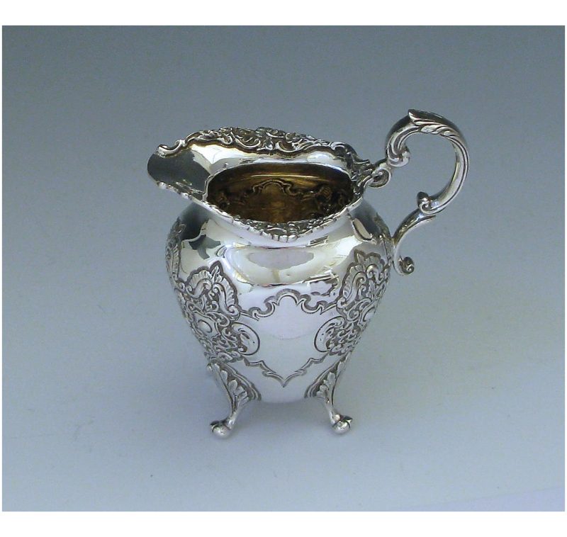 Antique Silver Victorian Cream Jug made in 1900