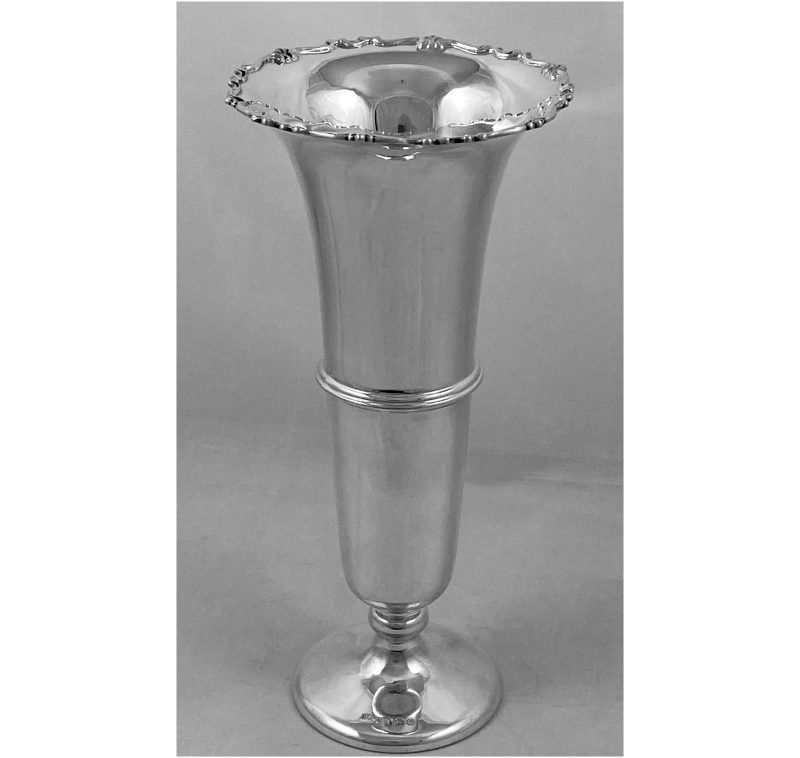 Antique Silver George V Vase made in 1923