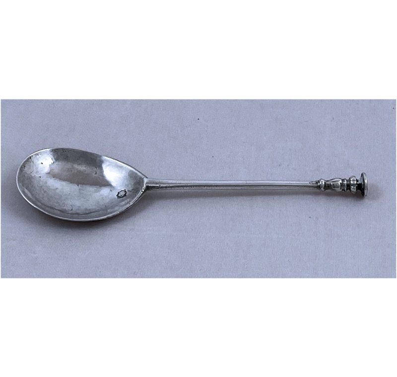 Antique Silver James I Seal Top Spoon made in 1609-10