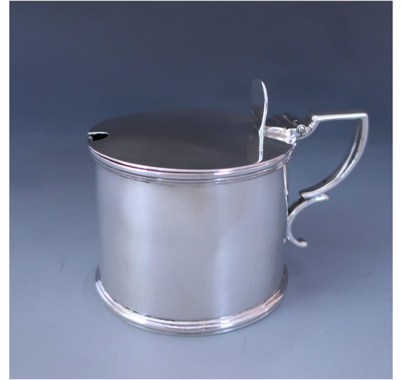 Antique Silver George III Mustard pot made in 1795