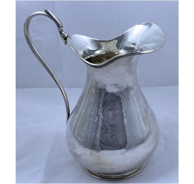 Italian Silver Hand-Hammered Jug made in c.1975