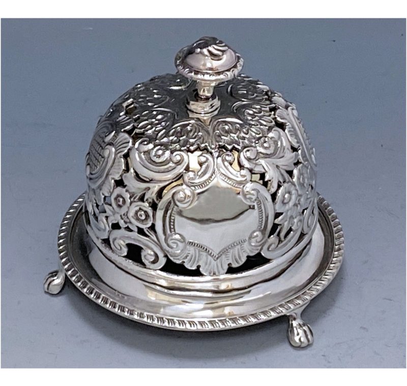 Antique Silver Edwardian Table Bell made in c.1905