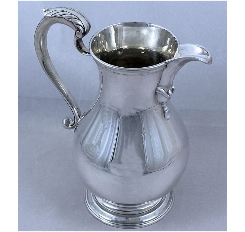 Hallmarked Elizabeth II Silver Water Jug made in 1973