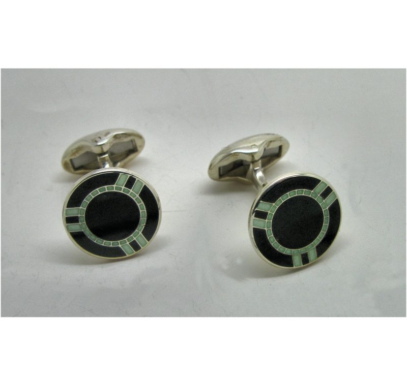 Silver & Enamel Cufflinks made in 2016