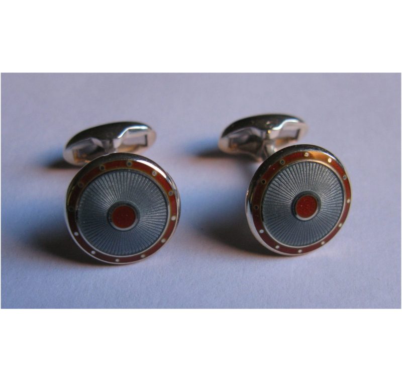 Silver & Enamel Cufflinks made in 2019