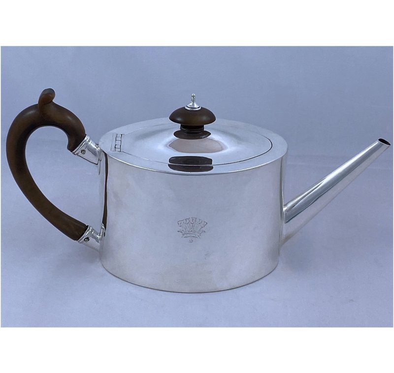 Antique Silver George III Teapot made in 1789