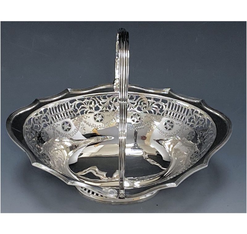 Antique Silver George V Basket made in 1913