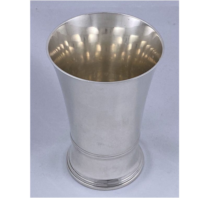 Hallmarked Elizabeth II Sterling Silver beaker made in 1952