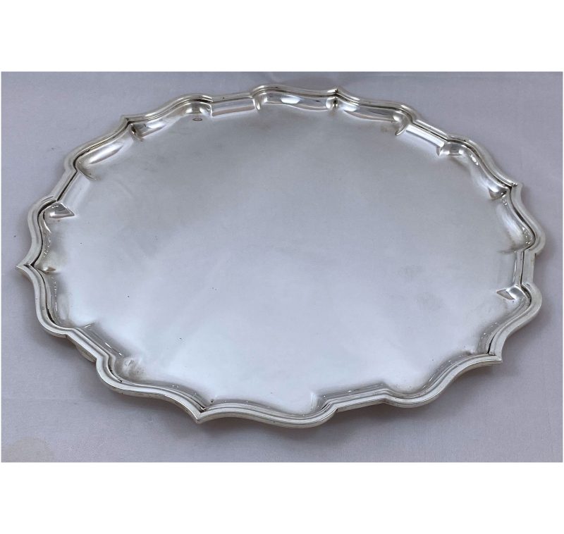 Antique Silver Edward VIII Salver made in 1936