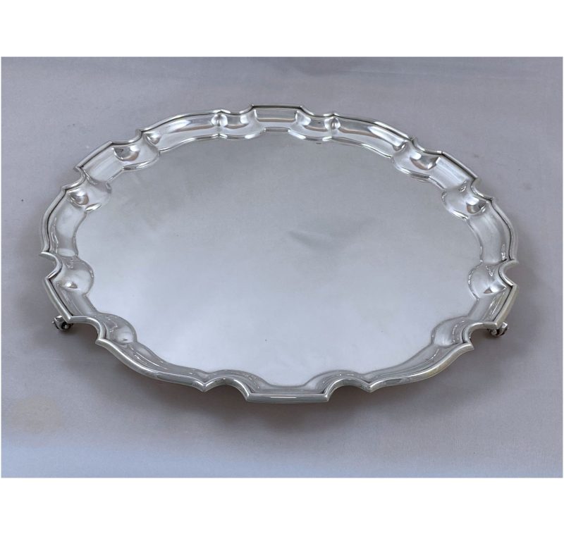 Sterling Silver Elizabeth II Salver made in 1979