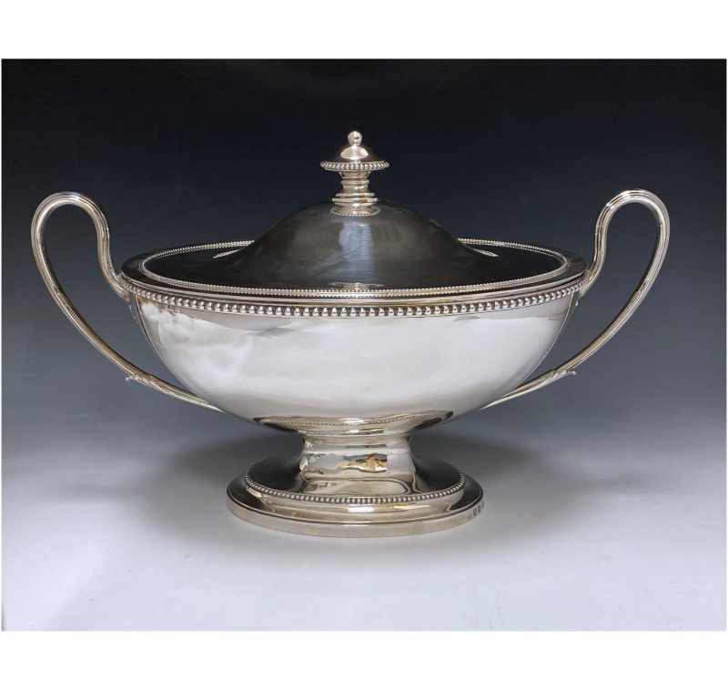 Antique Silver George III Soup Tureen made in 1783