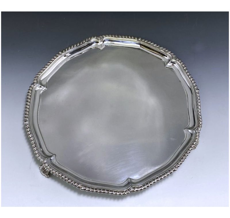 Antique Silver George III Salver made in 1803