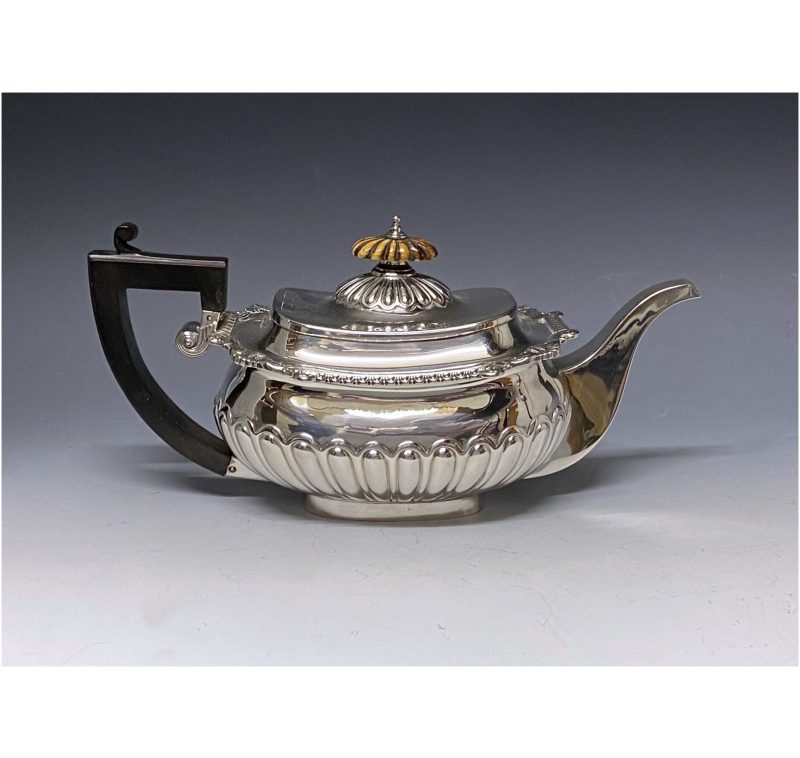 Antique Silver George III Teapot made in 1810