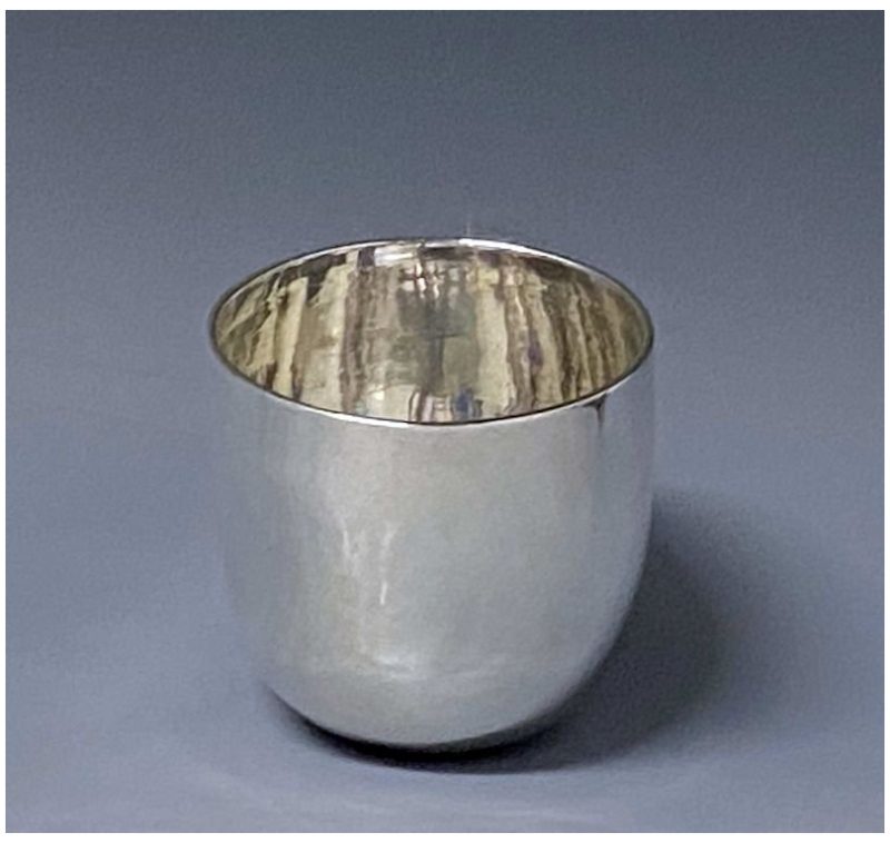 Antique Silver Victorian Tumbler Cup made in 1880