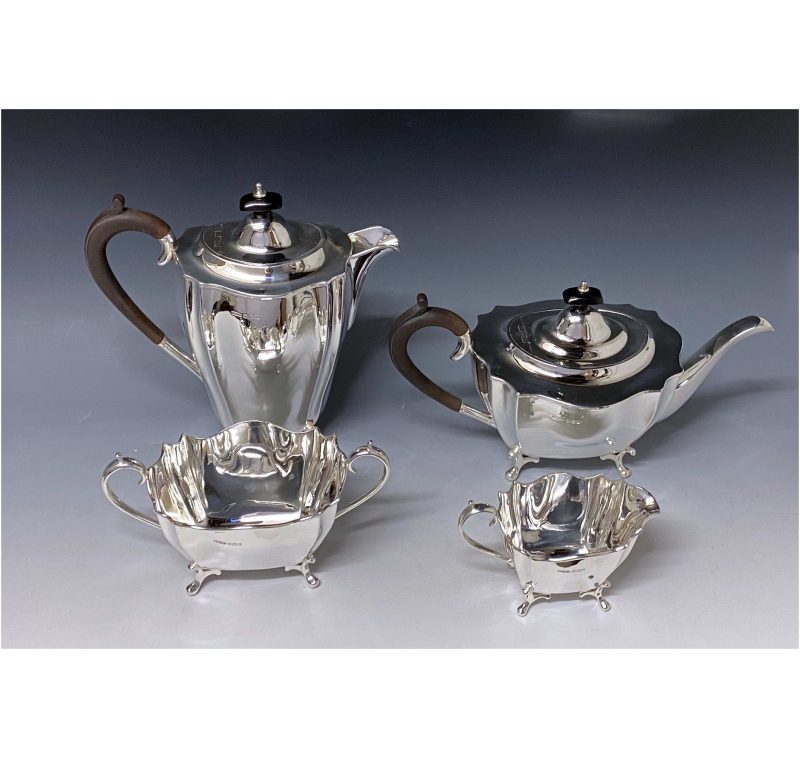 Antique Silver George VI Tea & Coffee Service made in 1939-40